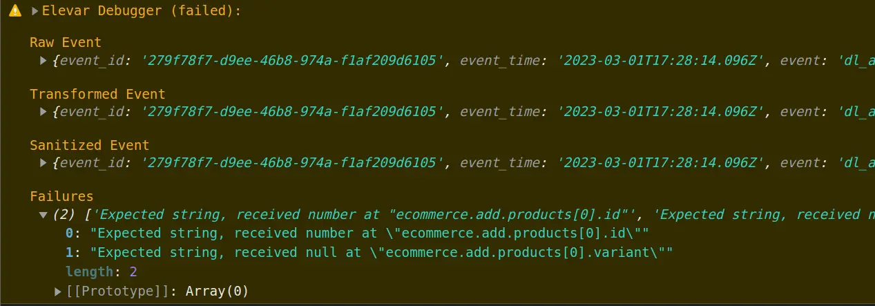 Debugger Failure