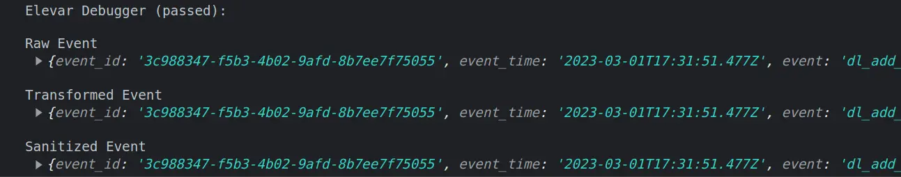 Debugger Success